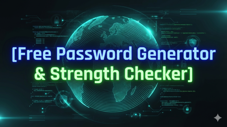 Free Password Generator & Strength Checker (2026) Free Password Generator & Strength Checker (2026)