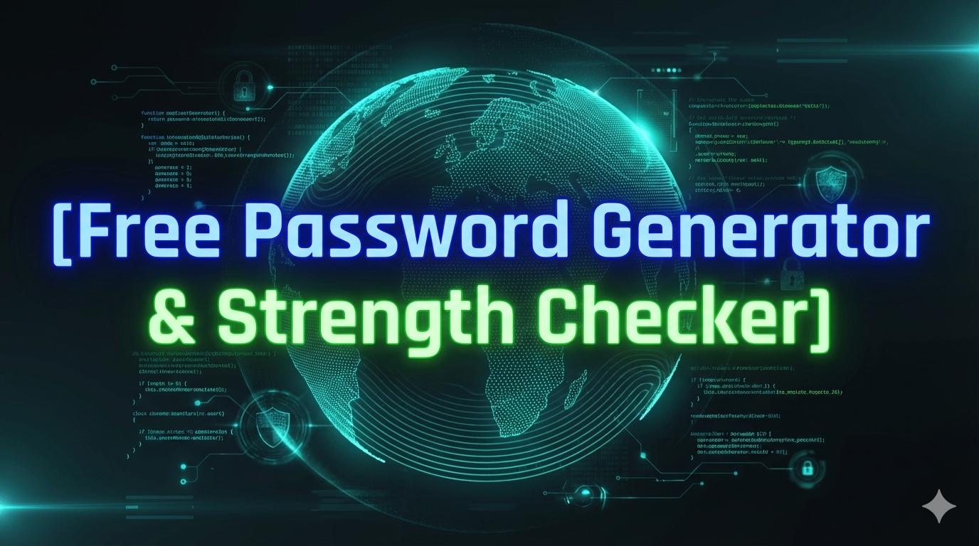 Free Password Generator & Strength Checker (2026) Free Password Generator & Strength Checker (2026)