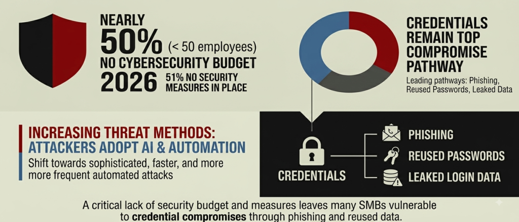 Top 7 Open Source Password Managers for Small Business in 2026 Small business cyberattack and credential threat statistics for 2026