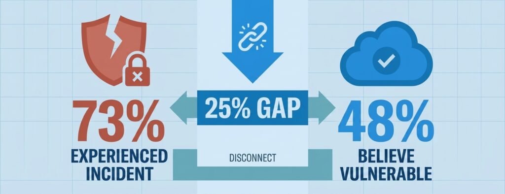 Cyber Security for Small Business With No IT Team in Canada 73% of Canadian small businesses hit by cyber incidents, but only 48% feel vulnerable