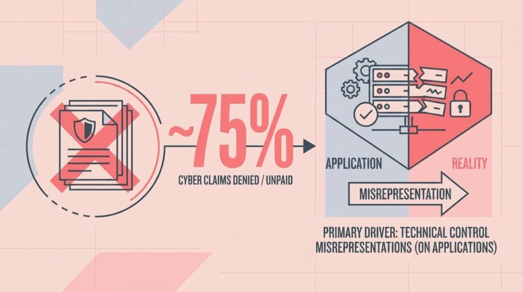 MFA Gaps: Is Your Law Firm's Cyber Claim at Risk? Nearly 75% of law firm cyber claim filings close without payment, often due to misrepresentation