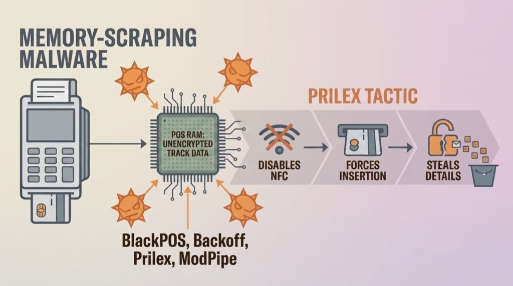 Guest WiFi vs POS: How to Secure Your Retail Store Network To secure retail network traffic against threats like this, it helps to see how POS memory-scraping malware like Prilex steals card data
